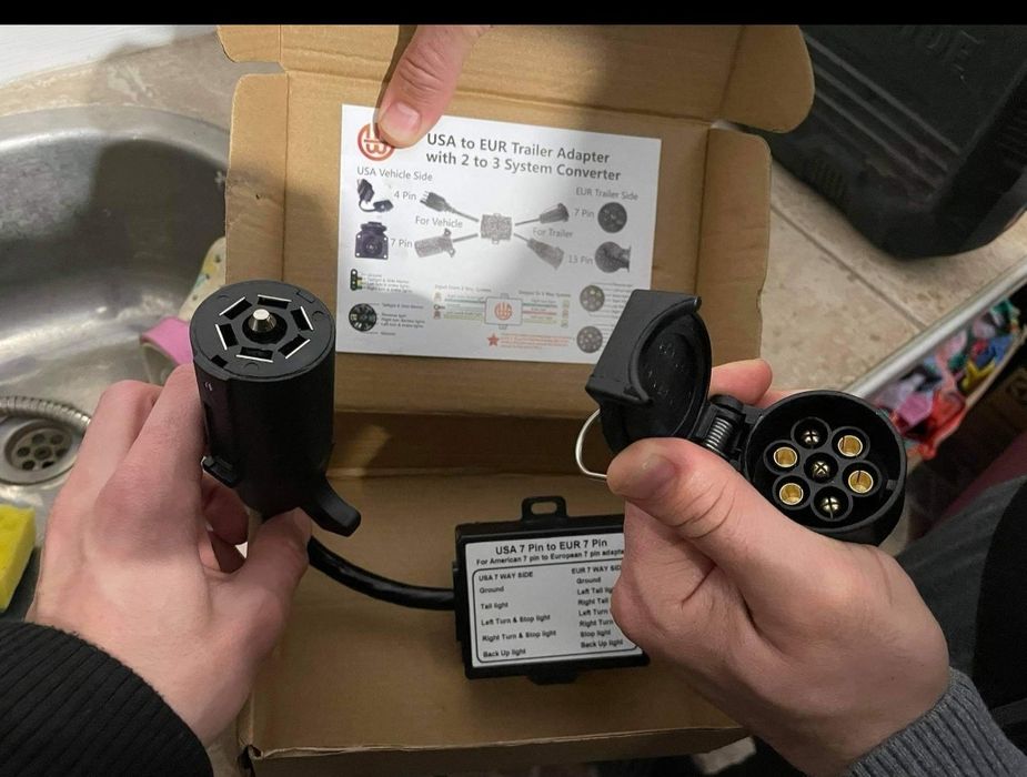 Преходник / адаптор -  Usa-Eu -  Американски / Европейски стандарт