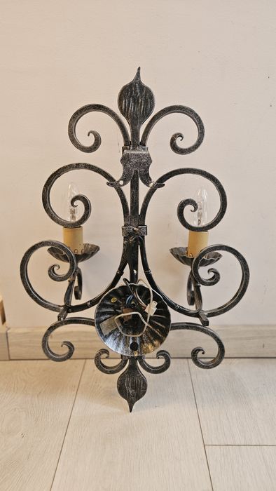 Aplica perete fier forjat vintage