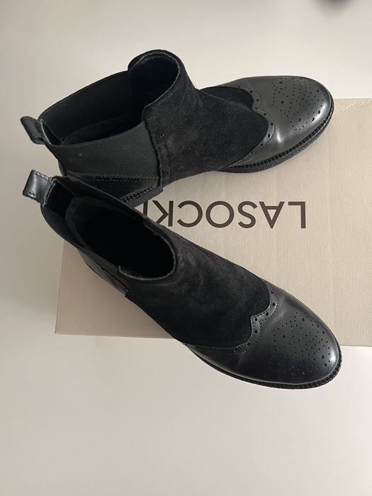 Боти 37номер естествена кожа и естествен велур