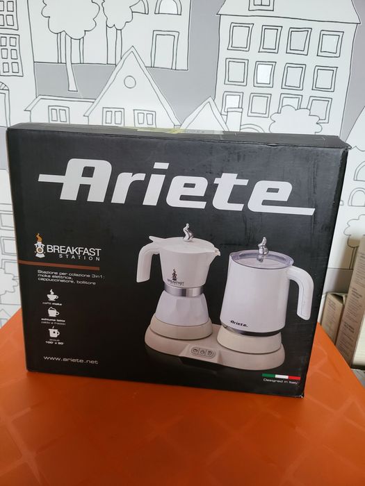 Електрическа Кафеварка Разпенител за мляко Чайник Ariete 3 в 1