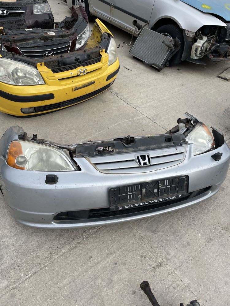 Предна броня,фарове,решетка за Honda Civic 7 VI генерация гр ...