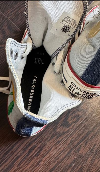 Converse dama cu broderie