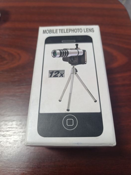Obiectiv cu trepied pentru telefon mobil