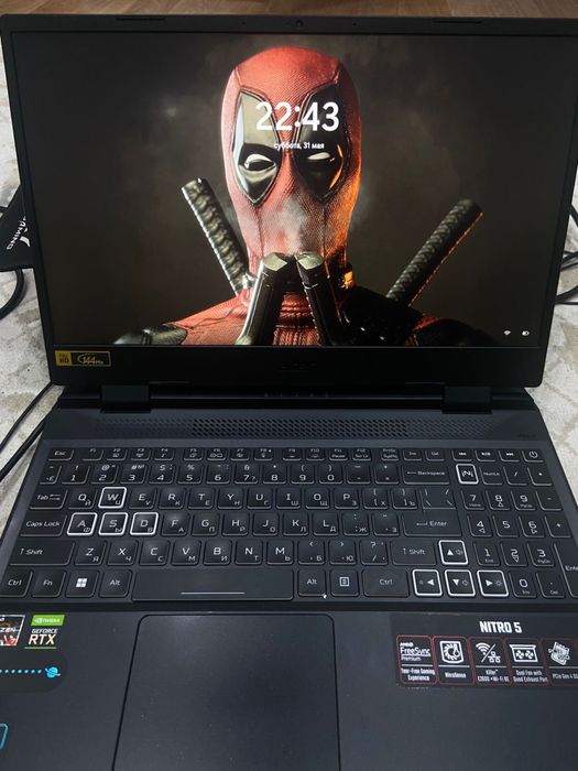 Ноутбук aser nitro 5 rtx 3060 ryzen 7 1TB