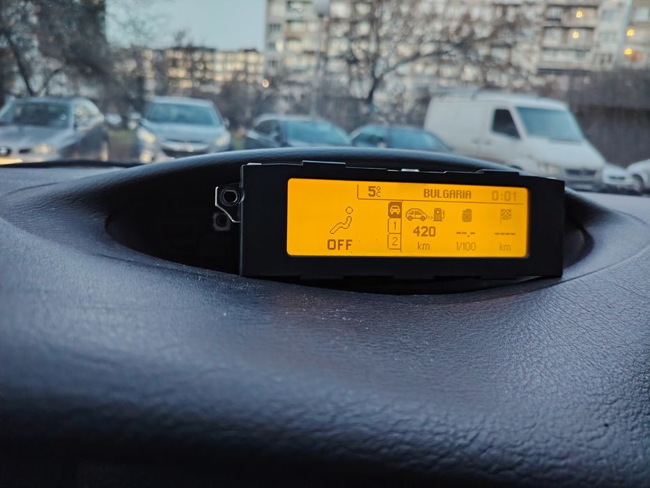 Дисплей citroen peugeot