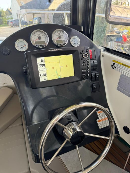 Barcă Quicksilver Pilothouse 605/2015-Mercury CT-115 /150 cp/2015-Fără peridoc