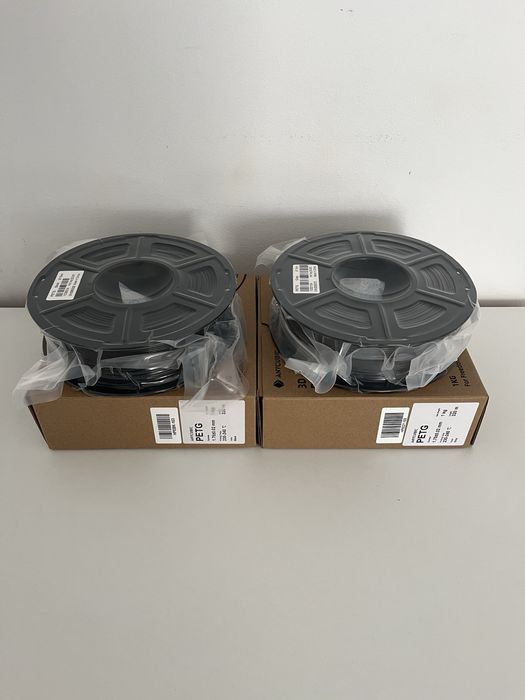 Role filament PETG Anycubic Negru si Gri