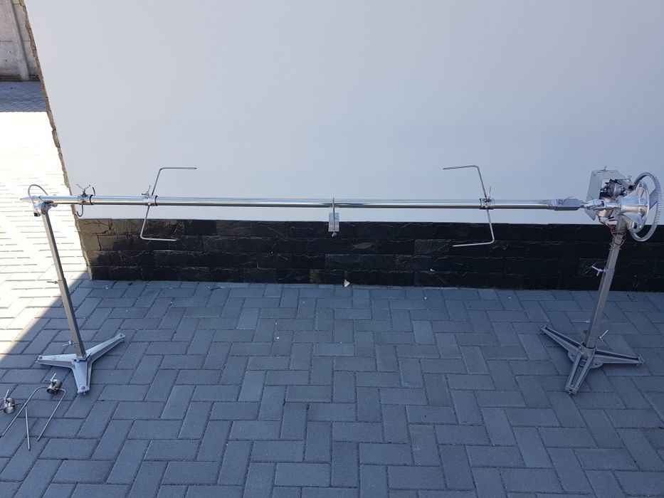 Protap rotisor electric 12V/220V inox purcei miel oaie berbecut pui