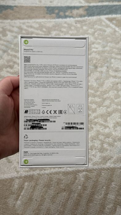 İphone 17 Pro 256 gb