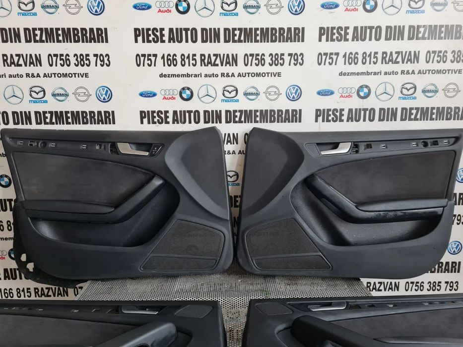 Set Fete Fata Tapiterie Usa Piele Alcantara Audi A5 Sportback 4 Usi 2.0 Tdi Euro 5 Motor CJC Cutie