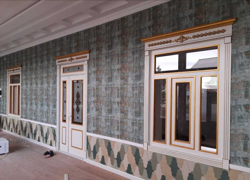 Двери и окна из дерева.Межкомнатные двери. Eshik va derazalar yog'ochd