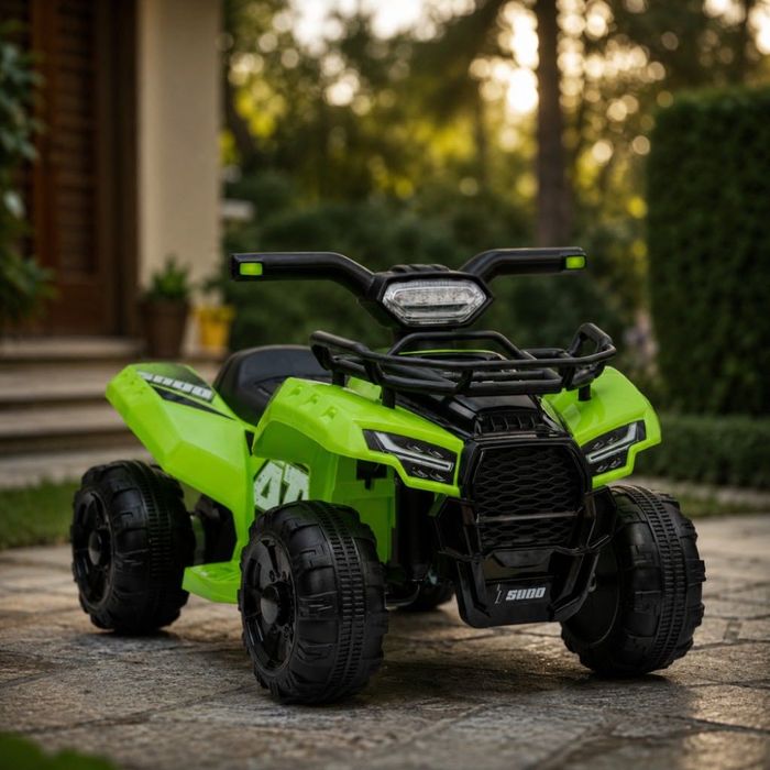 Детско акумулаторно ATV NV-J320 6V – LED светлини, USB музика и офроуд приключения за деца 1.5–4 години