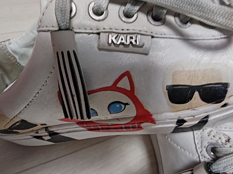 Sneakers Karl Lagerfeld piele naturala