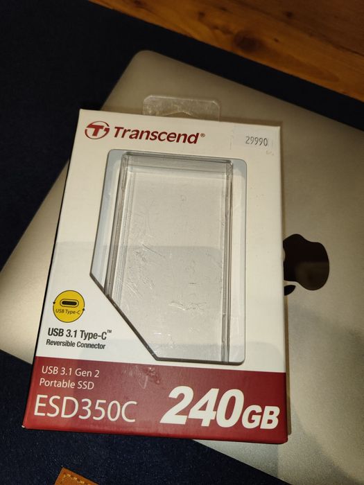 Внешний Transcend SSD M.2 USB 3.1 Gen 2 240gb