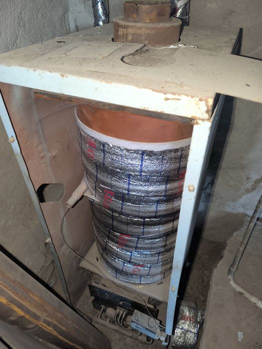 Газовый котел с горелкой