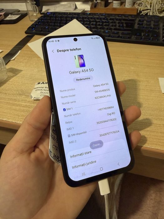 Samsung Galaxy A54 5G Ecran Defect Resetat Fara conturi