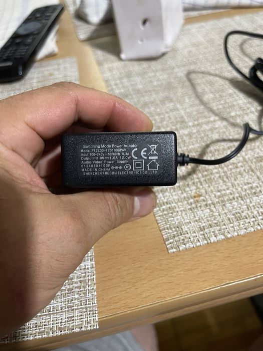 Adaptor transformator 12V 1A mufa 5,5x2,5 mm