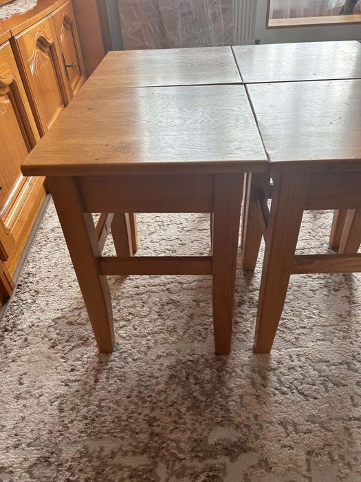Tabureti din lemn masiv(stejar) 30 lei bucata, 100 lei toate 4