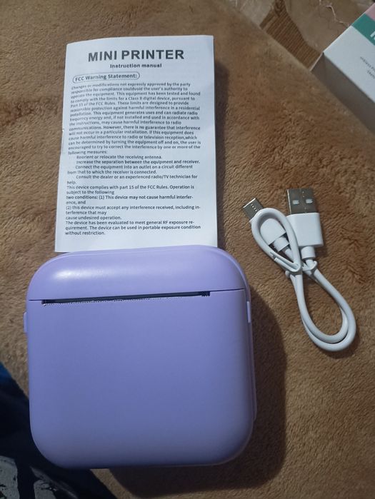 Продам мини блютуз принтер