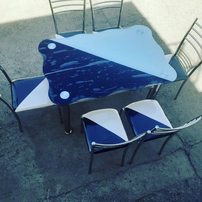 Нержавейкадан Стол Стуллар