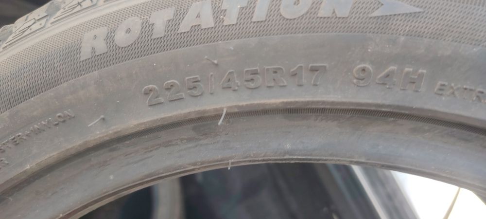 Один сезон ездили шина