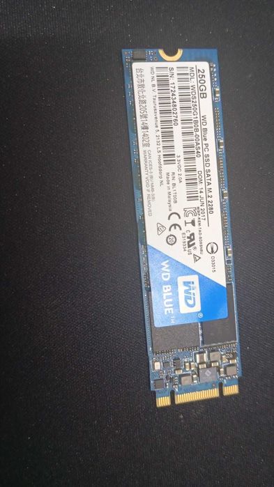 SSD Sata M2 250 gb