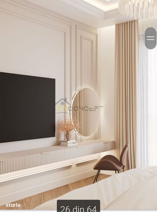 Stradal, apartament cu 3 camere, blv. Pipera, parcare subteran