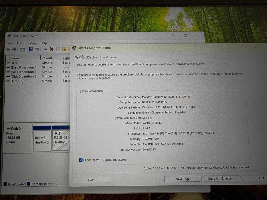 Laptop Dell Intel Core i5-1225U (cdc)StarAmanet