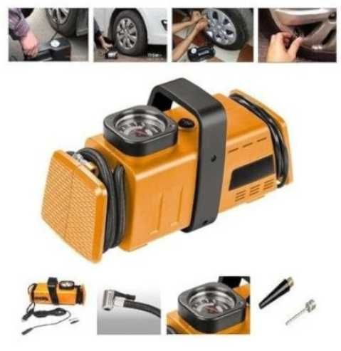 Комбиниран компресор за запалка с манометър 12V-220V