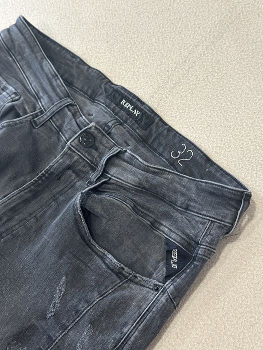 Мъжки черни дънки Replay