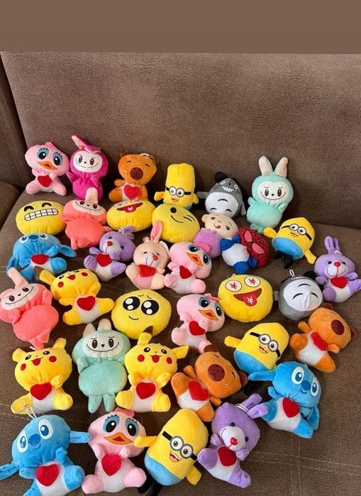 Мягкие игрушки 16-25 см 500 ТГ. 10-14 см 250 тг