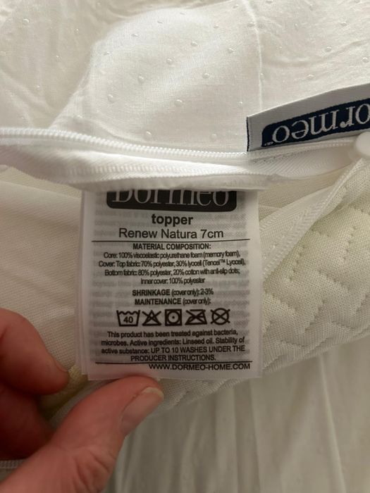 Topper Saltea Dormeo 190x160x7cm