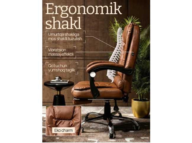 Ofis kreslo. Baseke ushin massajli kreslo.