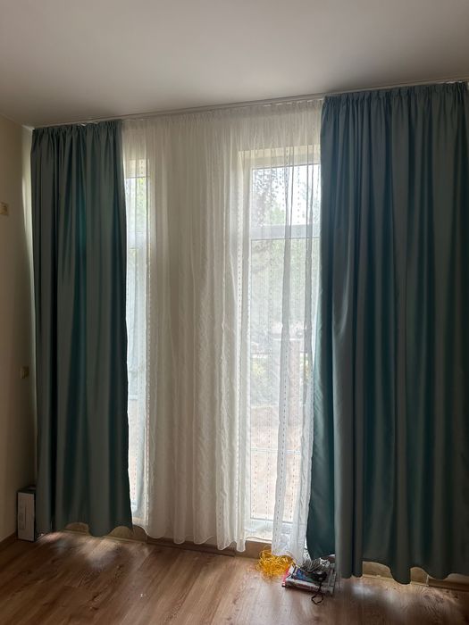 Завеси  и тюл. Комплект
