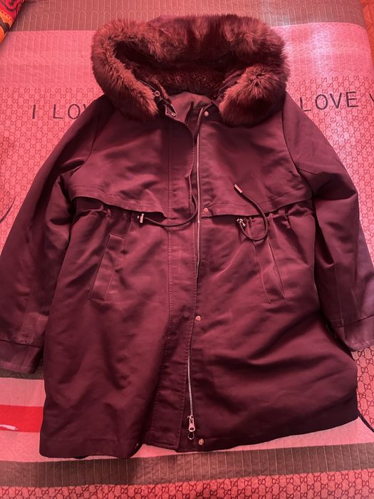 Парка куртка черная