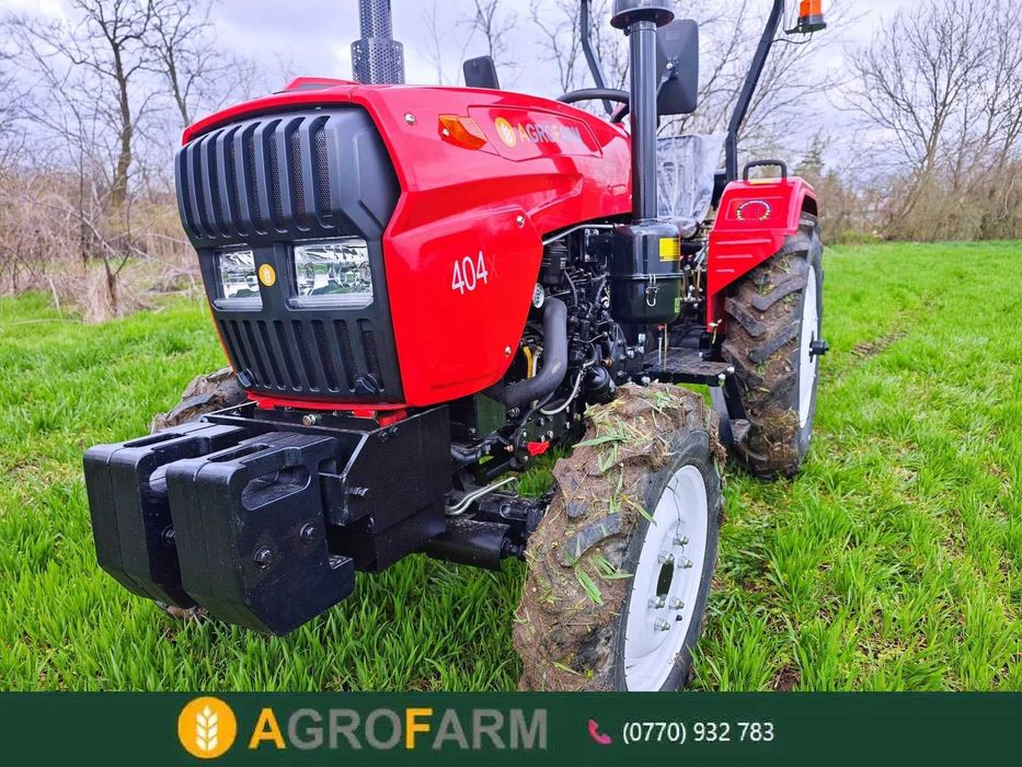 Tractor Nou 40 CP 4x4 - Semi Cabina NOI UTB 650 U650 445 japonez semicabina Pomicol Livada Vie Garantie 24 luni Motor YTO Perkins - Transport Tara