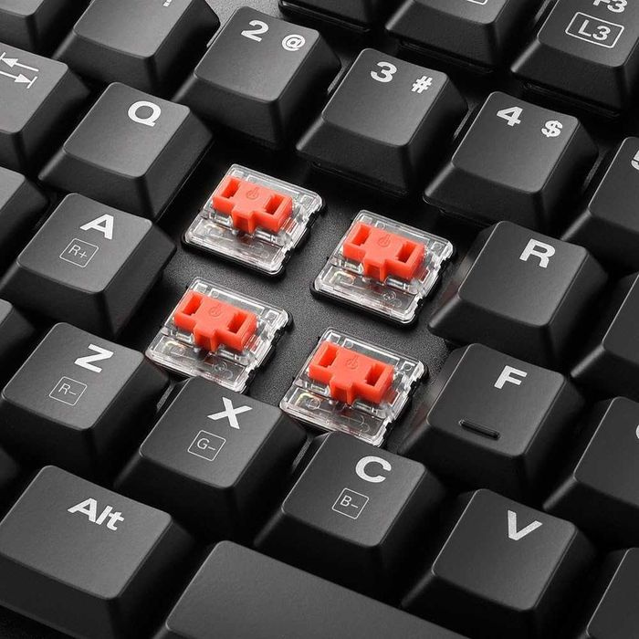 Titlu OLX: Tastatura mecanica Sharkoon PureWriter RGB TKL, Red Switch
