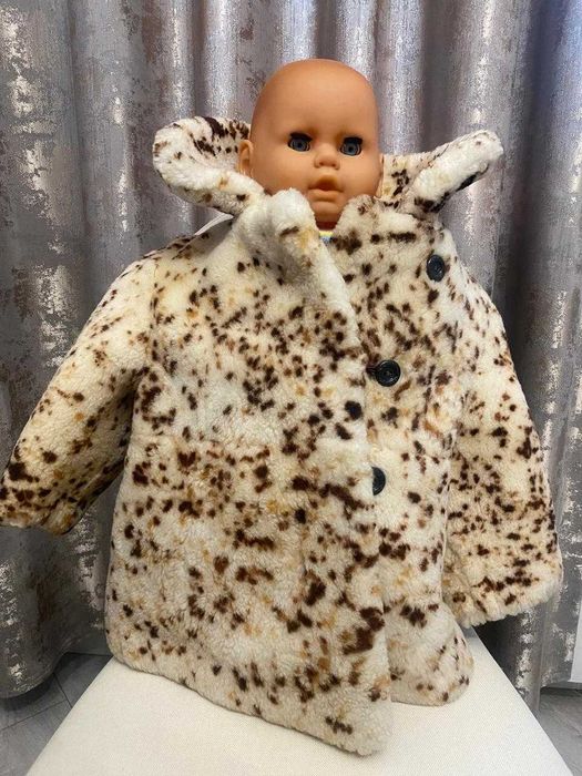 Детская  шубка мутоновая натуральная.