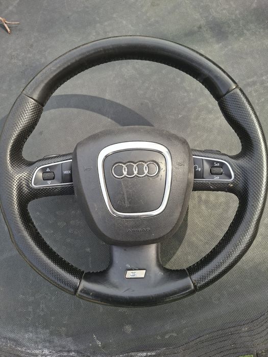Volan airbag complet cu padele Audi A4 A6 Sline