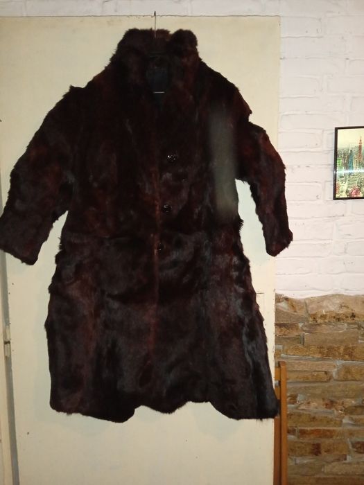 Черен кожух естествен косъм