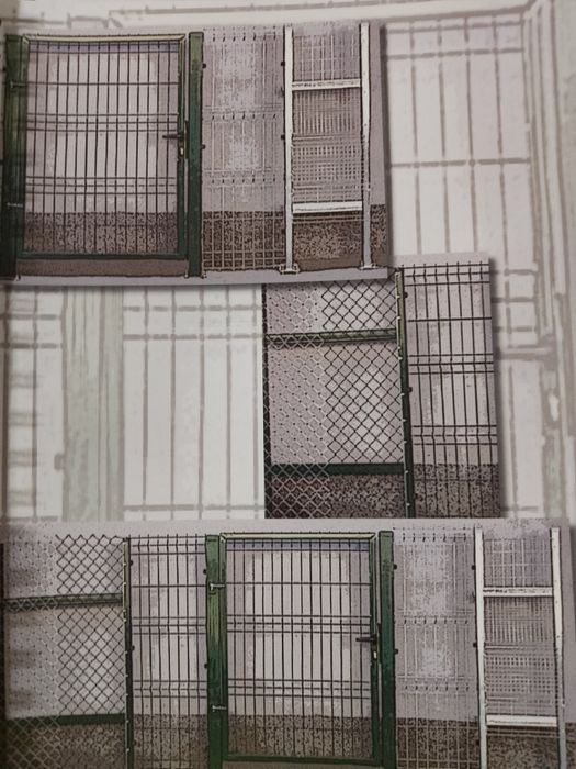 Оградна мрежа от твърда поцинкована тел , компактни топчета