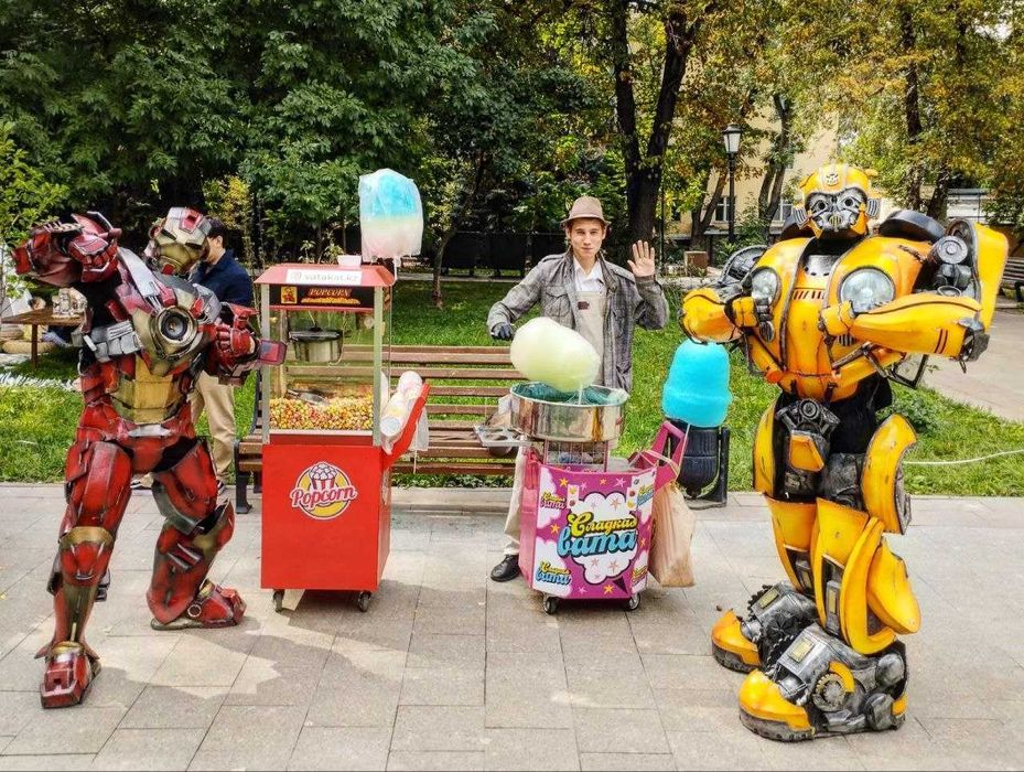 Сахарная сладкая вата и попкорн мороженное на любое мероприятие!