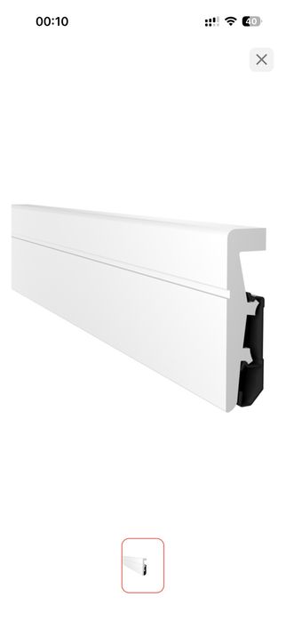 ARBITON плинтус белый VEGA Р0811