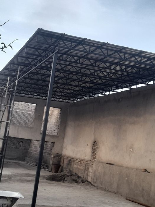 Konteyner materiallardan issiqxona, tom,naves, xizmatlari