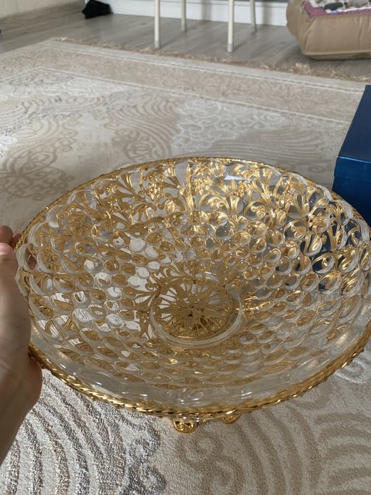 Мельхиорная фруктовница