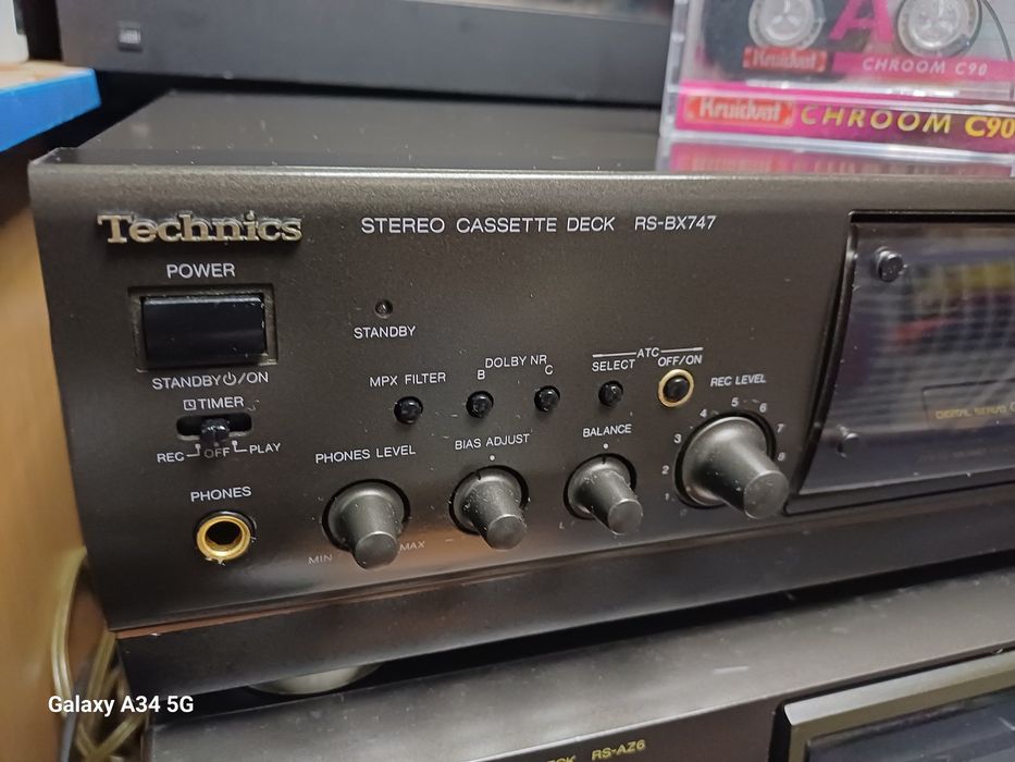 Technics rs bx747 stereo deck oldschool japan