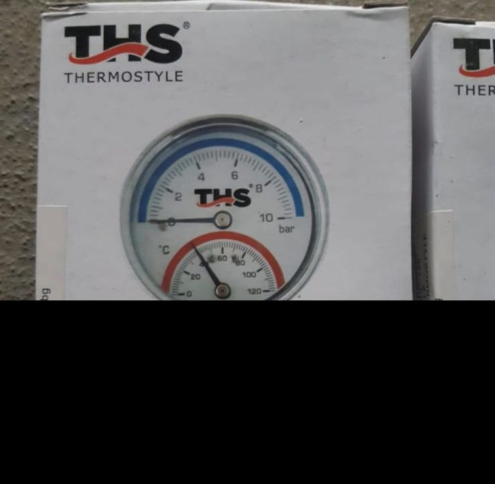 Termomanometru radial 1/2 10 bar și manometre