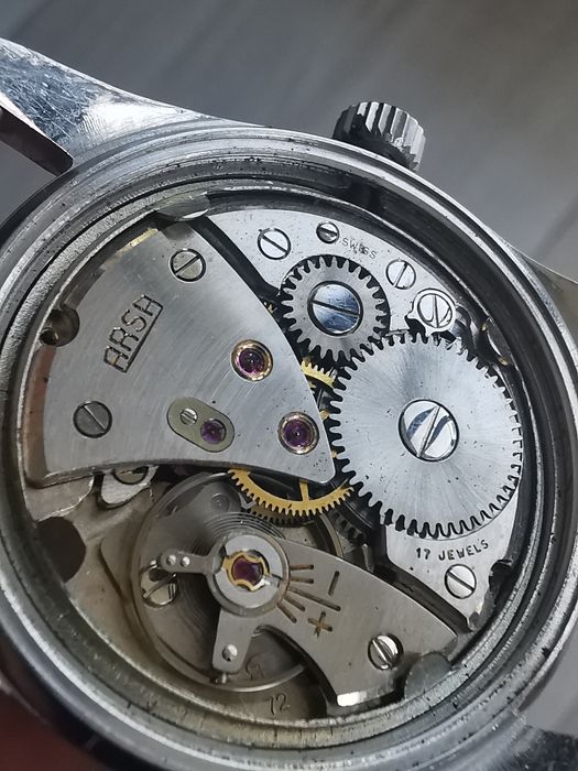 Ceas Arsa -Int. Manuala -Oțel 33 mm -Funcționează excelent !