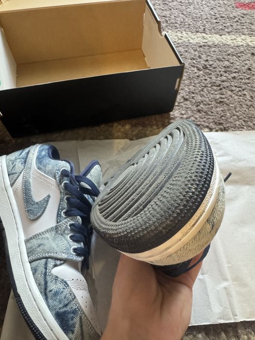 Nike Jordan 1 low washed denim