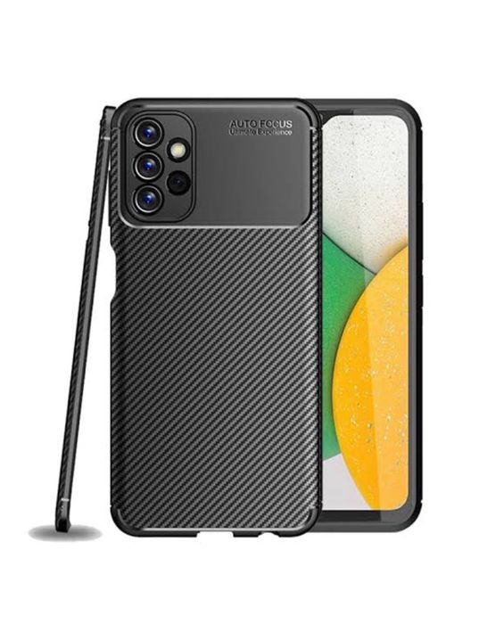 Husa Silicon Carbon Neagra AF Type - Samsung A21S/A22/A23/A25/A24/A26